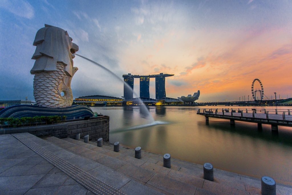 singapore - merlion park