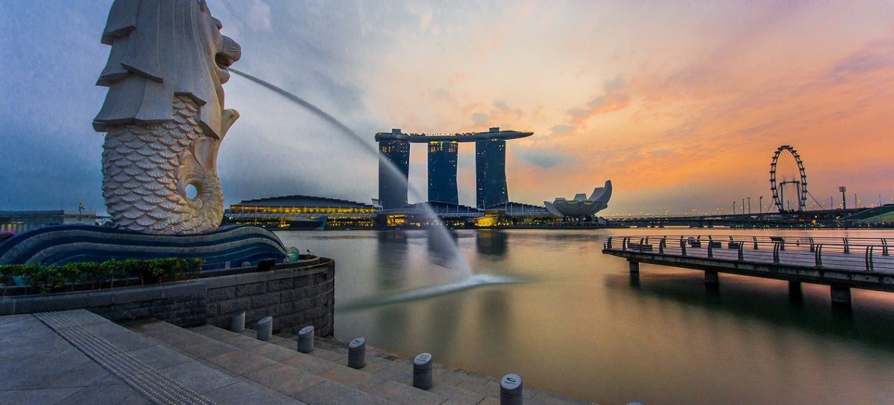 singapore - merlion park