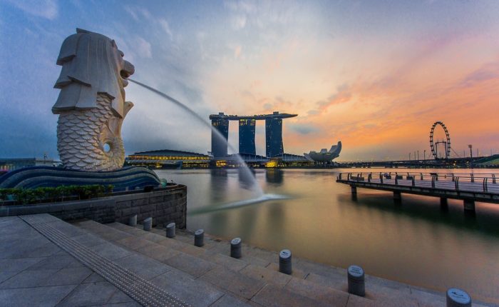 singapore - merlion park