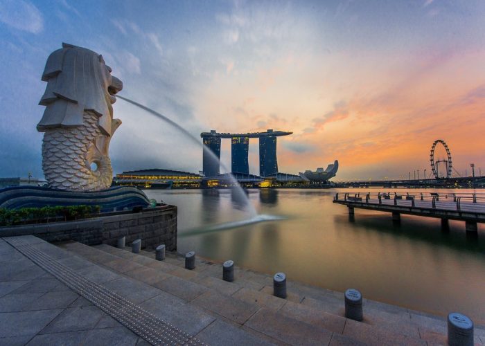 singapore - merlion park